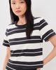 Z Supply Z Supply Stellan Striped Tee Ash Black - 2