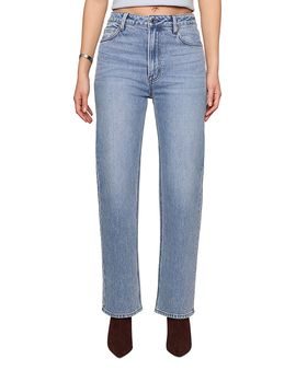 Z Supply Z Supply The Muse High Rise Straight Jeans in Light Year