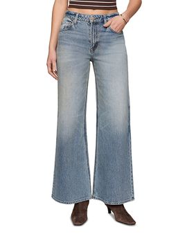 Z Supply Z Supply The Stunner Mid Rise Wide Leg Jeans in Downtown