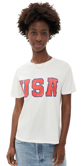 Z Supply Z Supply USA Boyfriend Tee Sea Salt