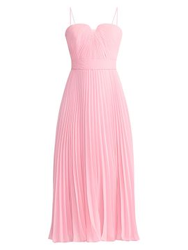 Zac Posen Women's Wicked x Zac Posen Pleated Chiffon Midi-Dress