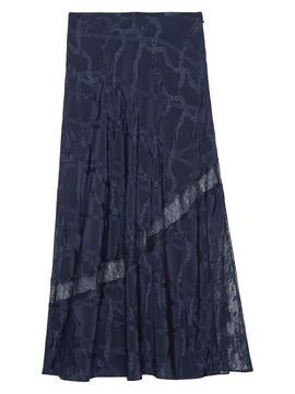 Zadig & Voltaire Women's Jaylal Chaines Lace-Detail Midi-Skirt