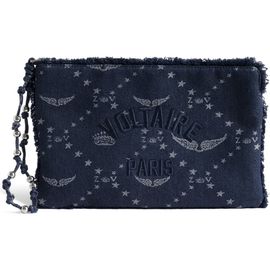 Zadig & Voltaire Zadig & Voltaire Angel Denim Clutch