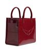 Zadig & Voltaire Zadig & Voltaire Angel Tote Crinkled Patent Leather Tote - 3