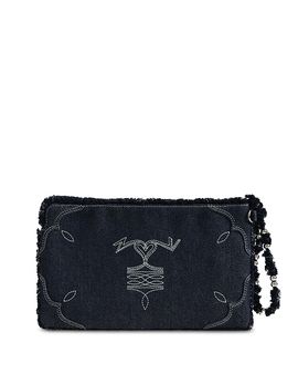 Zadig & Voltaire Zadig & Voltaire Angel Western Denim Pochette