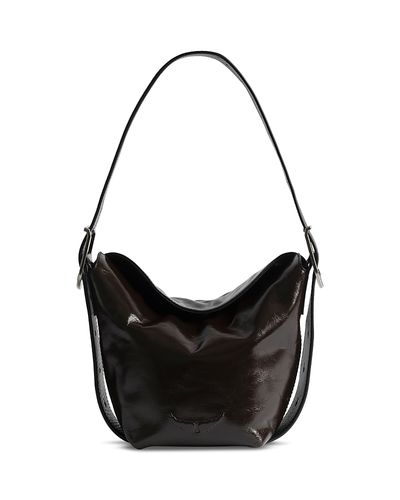 Zadig & Voltaire Zadig & Voltaire Baby Jane Vintage Patent Leather Convertible Crossbody