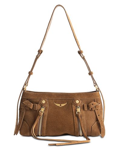 Zadig & Voltaire Zadig & Voltaire Baby Madison Suede Shoulder Bag