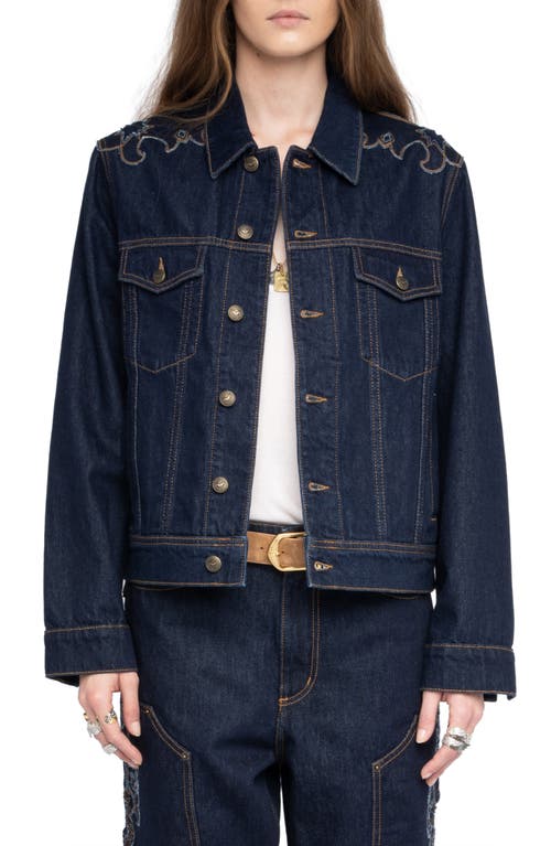 Zadig & Voltaire Zadig & Voltaire Bases Western Denim Jacket