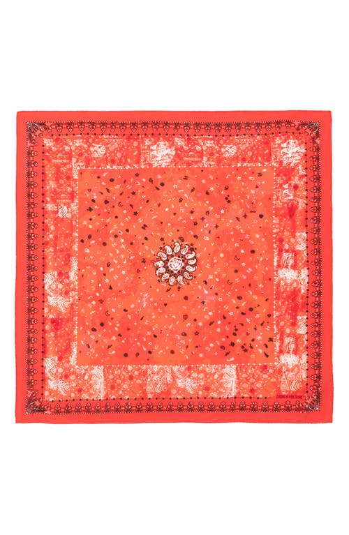 Zadig & Voltaire Zadig & Voltaire Blondie 62 Bandana Silk Scarf