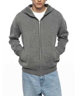 Zadig & Voltaire Zadig & Voltaire Camille Cashmere Zip Front Hoodie