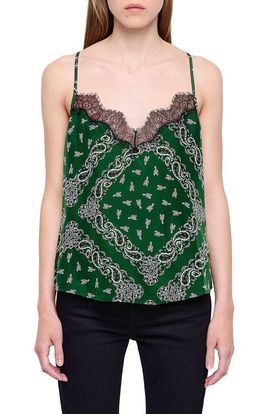 Zadig & Voltaire Zadig & Voltaire Cespa Silk Bandana Camisole