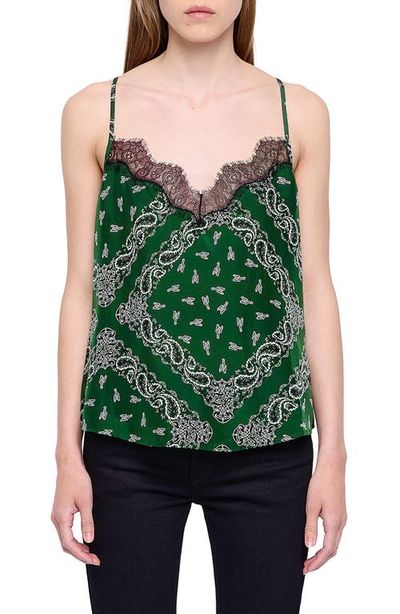 Zadig & Voltaire Zadig & Voltaire Cespa Silk Bandana Camisole