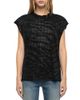 Zadig & Voltaire Zadig & Voltaire Cloe Cotton Embellished Zebra Motif Top - 1