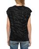 Zadig & Voltaire Zadig & Voltaire Cloe Cotton Embellished Zebra Motif Top - 2