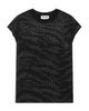 Zadig & Voltaire Zadig & Voltaire Cloe Cotton Embellished Zebra Motif Top - 5