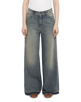 Zadig & Voltaire Zadig & Voltaire Eli High Rise Wide Leg Jeans in Light Blue