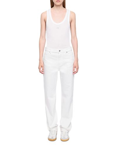 Zadig & Voltaire Zadig & Voltaire Ete High Rise Straight Denim Jeans in Judo