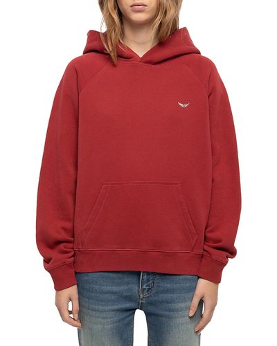 Zadig & Voltaire Zadig & Voltaire Georgy Hooded Embellished Back Sweatshirt