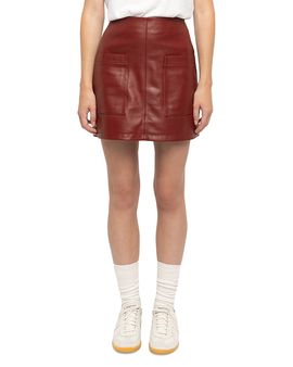 Zadig & Voltaire Zadig & Voltaire Jaime Leather Mini Skirt