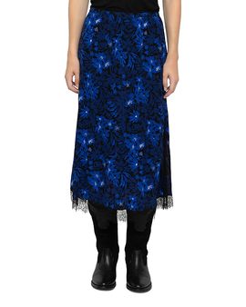 Zadig & Voltaire Zadig & Voltaire Jarvis Printed Lace Trim Skirt