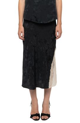 Zadig & Voltaire Zadig & Voltaire Jayla Jacquard Silk Midi Skirt