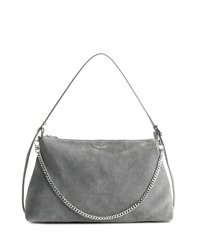 Zadig & Voltaire Zadig & Voltaire Jim Suede Shoulder Bag