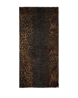 Zadig & Voltaire Zadig & Voltaire Judy Leopard Print Wool Scarf