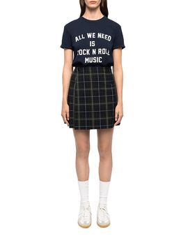 Zadig & Voltaire Zadig & Voltaire Jumi Tailleur Tartan Pleated Skirt