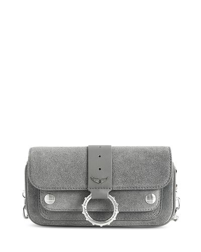 Zadig & Voltaire Zadig & Voltaire Kate Suede Continental Wallet