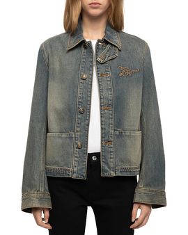 Zadig & Voltaire Zadig & Voltaire Lessa Cotton Denim Jacket