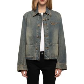 Zadig & Voltaire Zadig & Voltaire Lessa Logo Denim Jacket