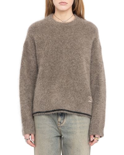 Zadig & Voltaire Zadig & Voltaire Markuz Mohair Blend Sweater