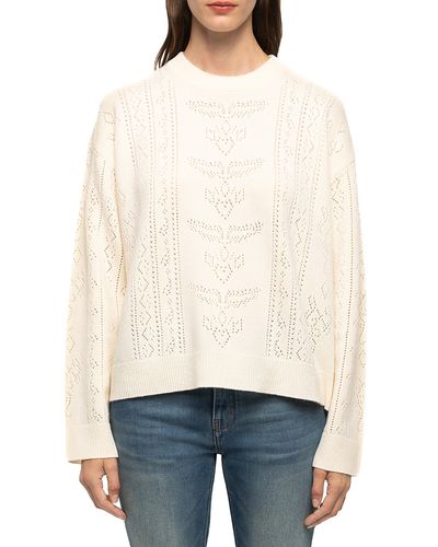 Zadig & Voltaire Zadig & Voltaire Markuz Wool & Cashmere Pointelle Sweater