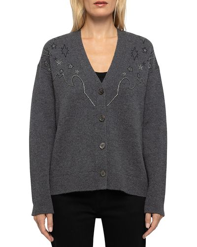 Zadig & Voltaire Zadig & Voltaire Mirkaz Cashmere Embellished Cardigan
