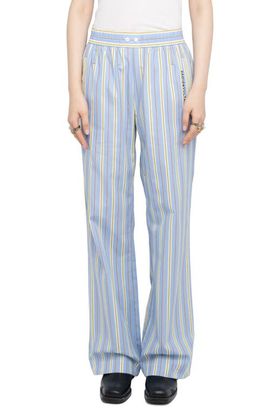 Zadig & Voltaire Zadig & Voltaire Pax Pop Multistripe Cotton Pants