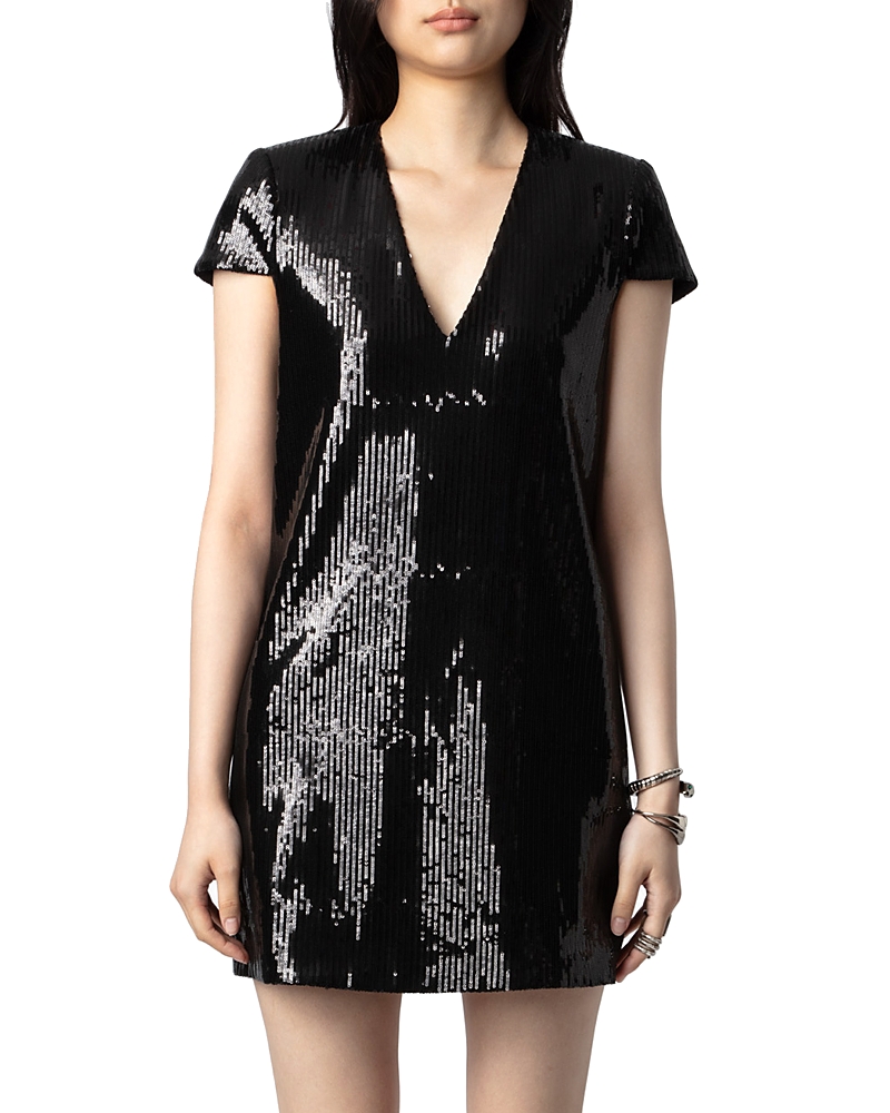 zadig voltaire sequin dress Rui Sequin Dress