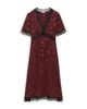 Zadig & Voltaire Zadig & Voltaire Redoxal Silk Lace Trim Midi Dress - 5