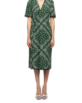 Zadig & Voltaire Zadig & Voltaire Reforme Silk Printed Wrap Dress
