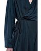 Zadig & Voltaire Zadig & Voltaire Remoir Satin Wrap Midi Dress - 4