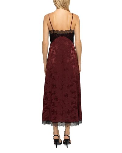 Zadig & Voltaire Zadig & Voltaire Ridar Silk Lace Trim Dress