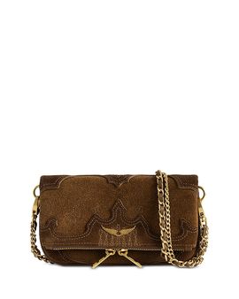 Zadig & Voltaire Zadig & Voltaire Rock Mini Suede Clutch