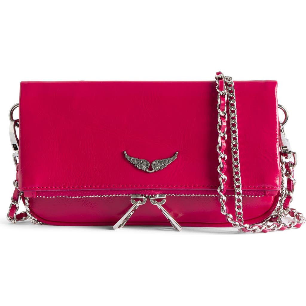 Zadig & Voltaire Zadig & Voltaire Rock Nano Patent Leather Clutch