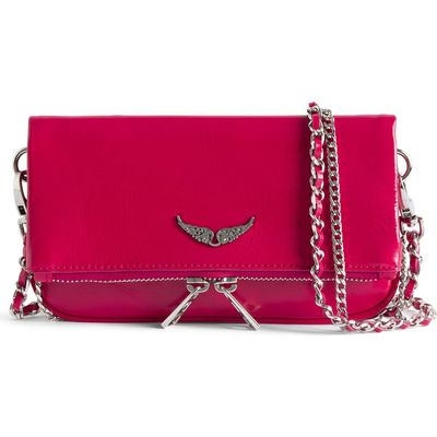 Zadig & Voltaire Zadig & Voltaire Rock Nano Patent Leather Clutch