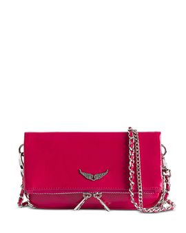 Zadig & Voltaire Zadig & Voltaire Rock Nano Vintage Patent Leather Clutch