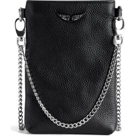 Zadig & Voltaire Zadig & Voltaire Rock Pebbled Leather Phone Pouch