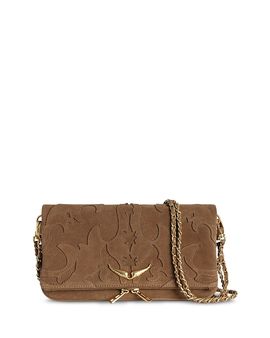 Zadig & Voltaire Zadig & Voltaire Rock Small Western Suede Shoulder Bag