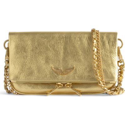 Zadig & Voltaire Zadig & Voltaire Rock Vintage Metallic Crossbody Bag