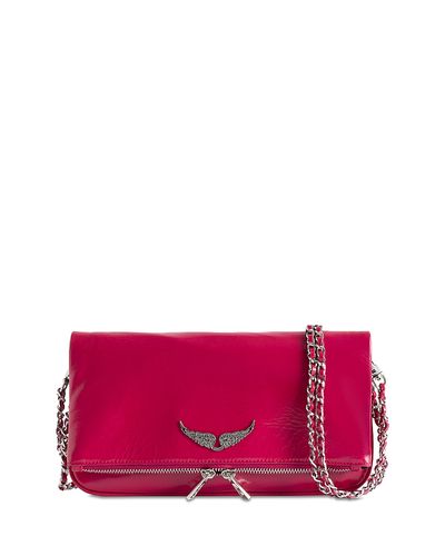 Zadig & Voltaire Zadig & Voltaire Rock Vintage Patent Leather Clutch