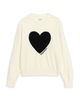 Zadig & Voltaire Zadig & Voltaire Soulo Wool & Cashmere Heart Sweater - 5