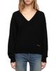 Zadig & Voltaire Zadig & Voltaire Soulu Wool & Cashmere V Neck Sweater - 1